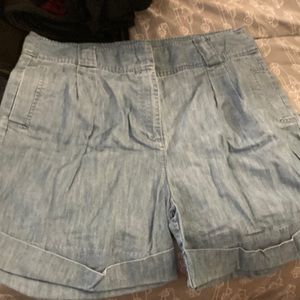 Denim shorts